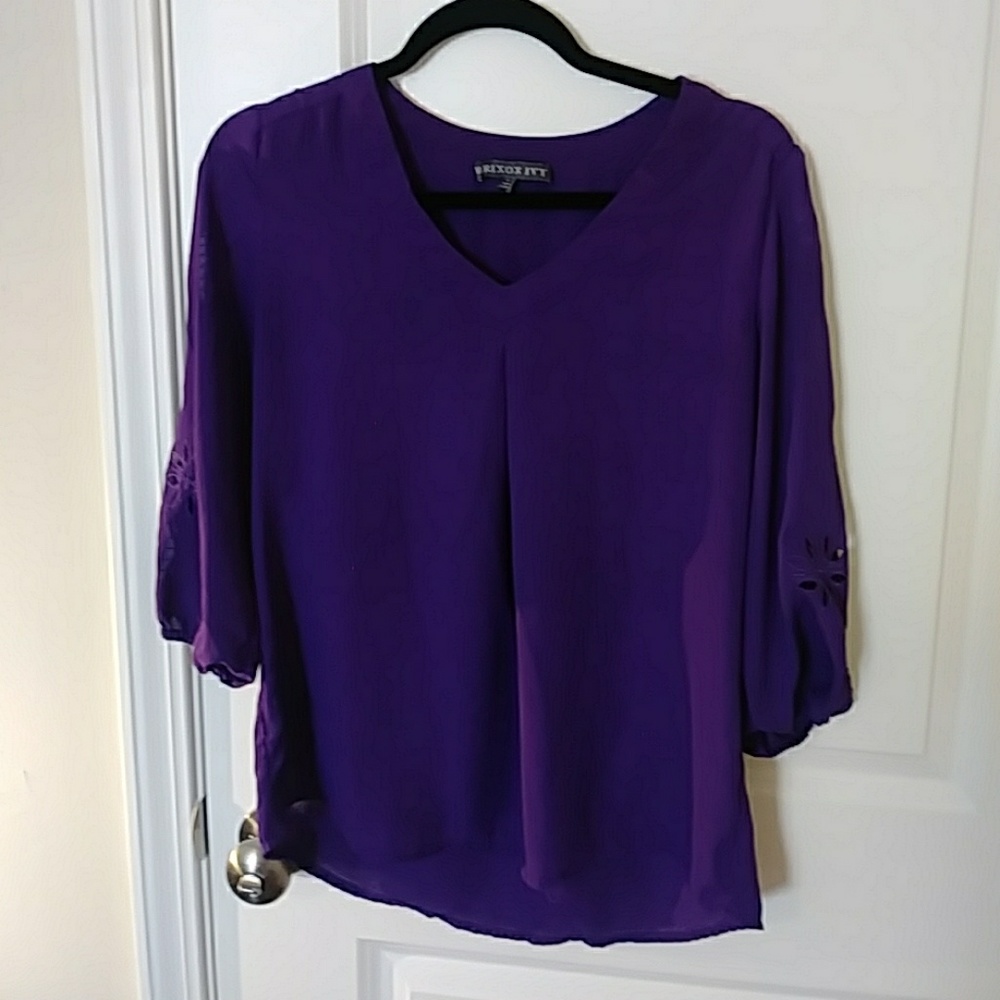Purple blouse